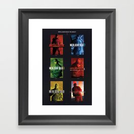 Metal Gear Solid "Legacy" Tribute Poster Framed Art Print