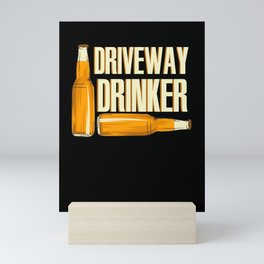 Driveway Drinker Mini Art Print