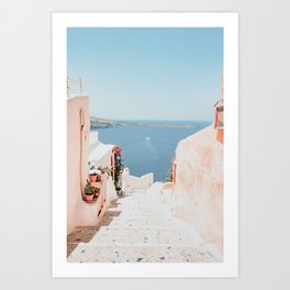Santorini Oia Art Print