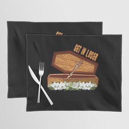 Get In Loose Coffin Halloween Placemat