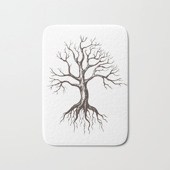 Bare tree Bath Mat