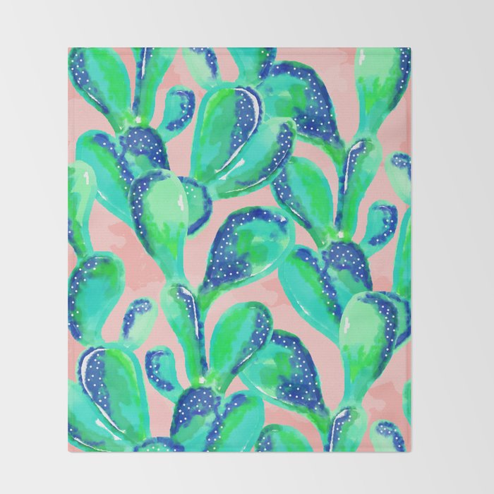 ASHLEIGH Cactus Pattern Hooded Blanket 50x60 inches Kids ...