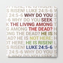 He is Risen Metal Print | Jesucristo, Jesuschrist, Jesus, Cristiano, Christ, Catholic, Graphicdesign, Bible, Passover, Christian 