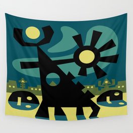 The Bearer of Light and Shadow Wall Tapestry