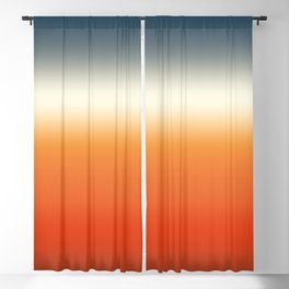 sunset sky color gradient - colorful abstract background Blackout Curtain