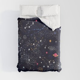 Space Galaxy Duvet Cover