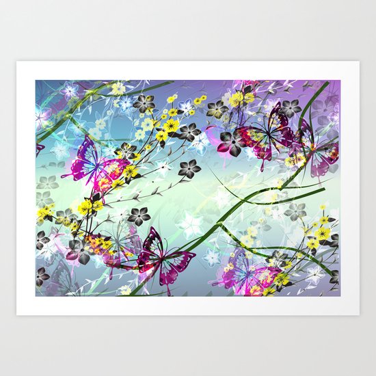 Floral Fantasy Art Print
