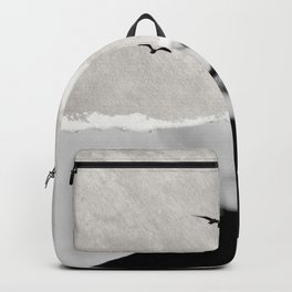 minimal collage /silence Backpack