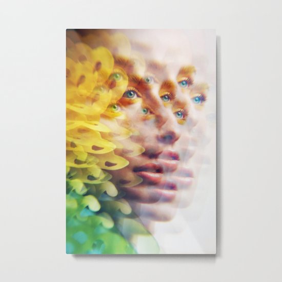 Butterfly Eyes Metal Print