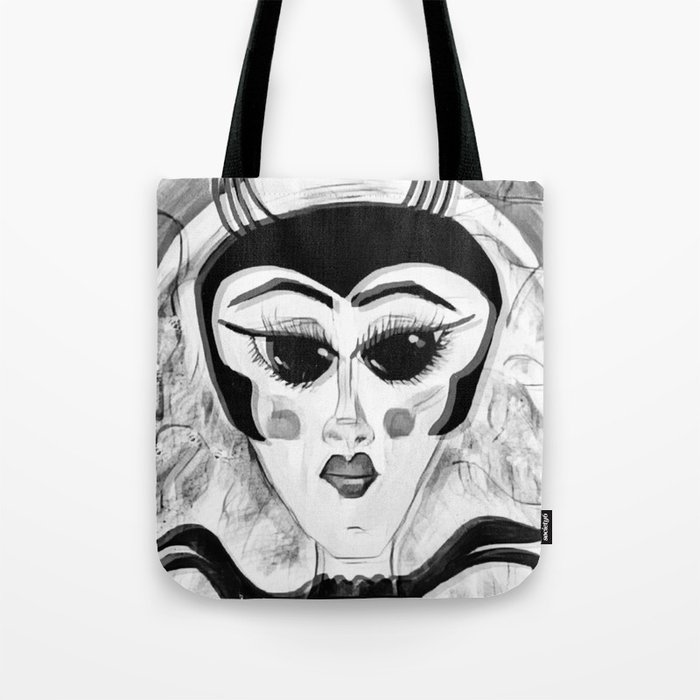 Maleficent the Bee Queen black and white edit Tote Bag