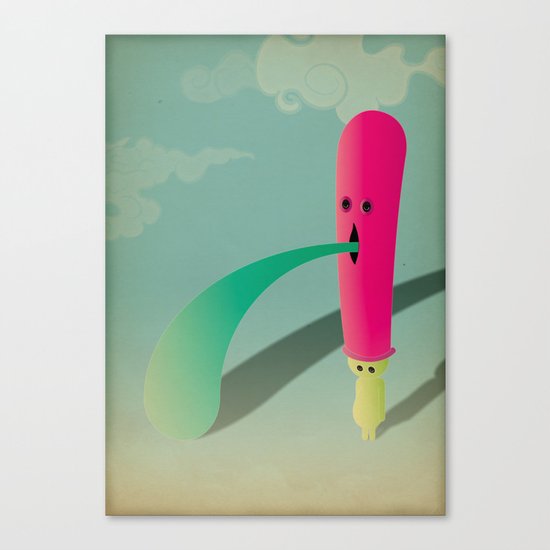 v o m Canvas Print