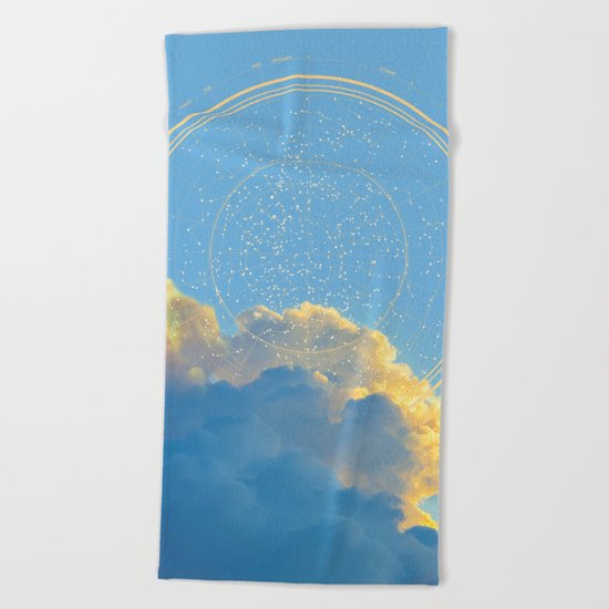 Create Your Own Constellation Beach Towel