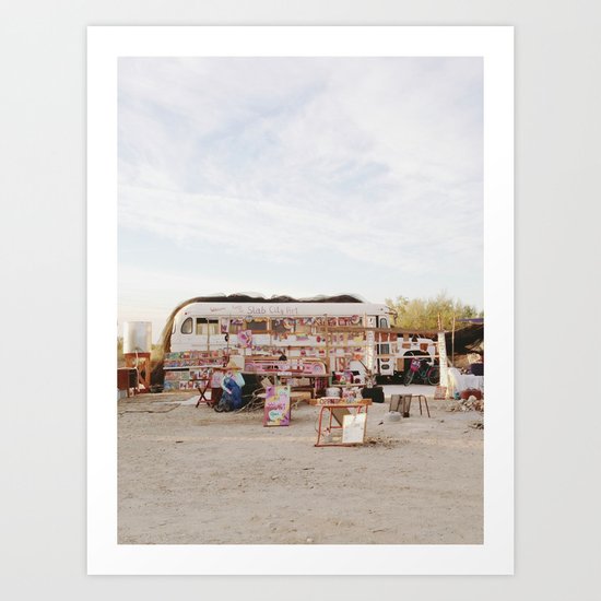 Slab City Art Art Print
