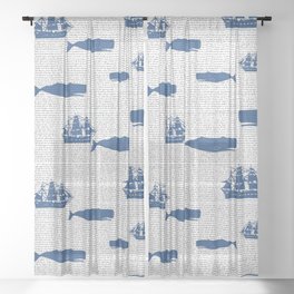 moby dick Sheer Curtain