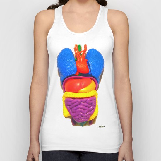 "PLASTIC ANATOMY" ...shirt/ iphone case Unisex Tank Top
