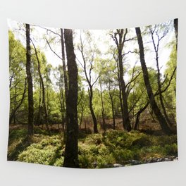 Early Spring Sun in the Scottish Highlands. Wall Tapestry
