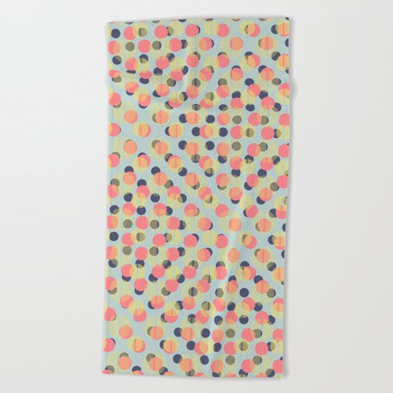 Carnival Confetti Beach Towel