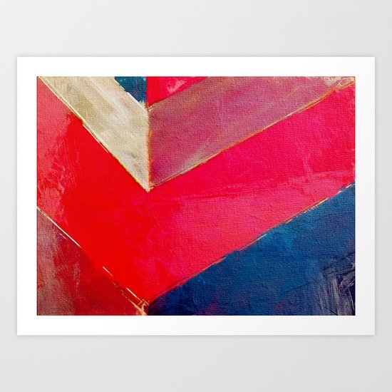 The River of Pink Sand Art Print