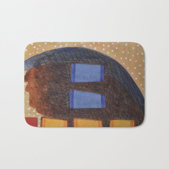 Spilled Coffee Bath Mat