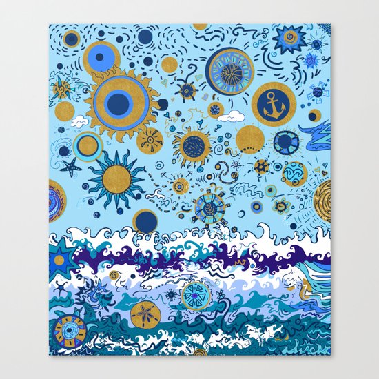 Sun & Sea Canvas Print