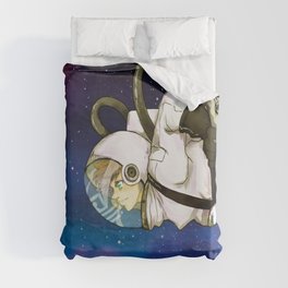 Into the galaxy Duvet Cover