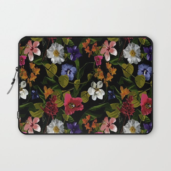 Moody Floral Garden Laptop Sleeve