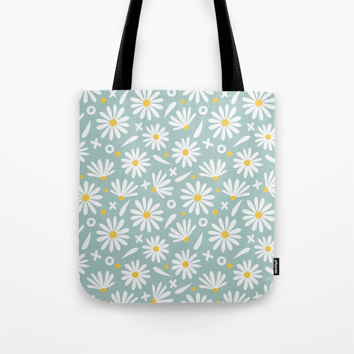 Daisies – Mint Tote Bag