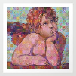 Cherub Art Prints For Any Decor Style Society6