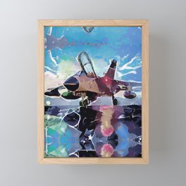 Fasbytes Aviation Helicopter Artwork  Framed Mini Art Print