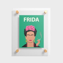 Frida Kahlo Poster Feminist Artwork Minimalist Floating Acrylic Print