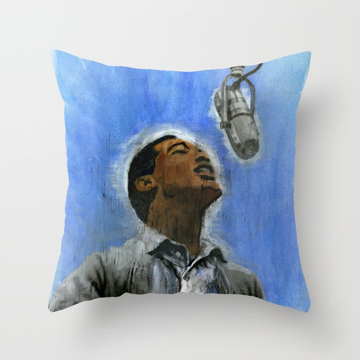 Sam Cooke Throw Pillow