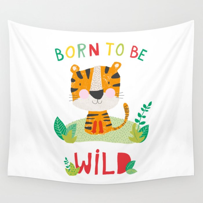 Born to Be Wild Wall Tapestry