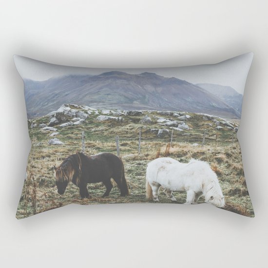 Iceland X Rectangular Pillow