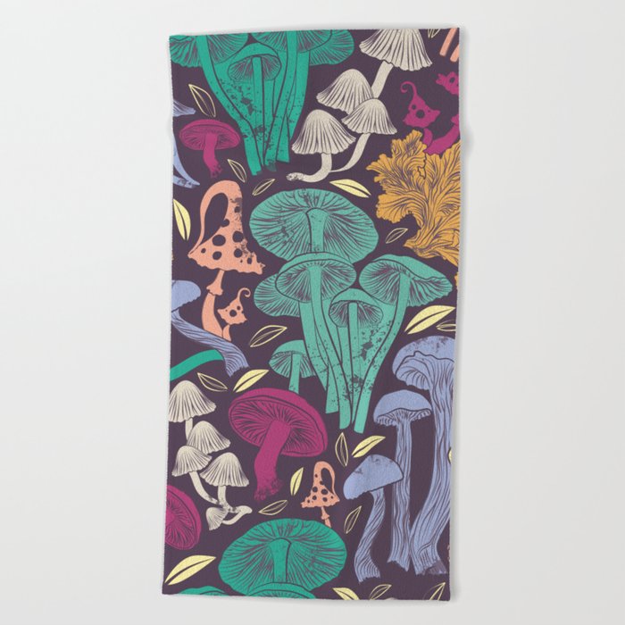 Delicious Autumn botanical poison Beach Towel