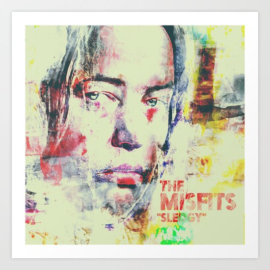 Sledgy Art Print