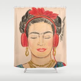 The Modernization of Frida Shower Curtain