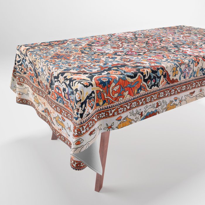 Sarouk Arak West Persian Rug Print Tablecloth by Vicky BragoMitchell® Society6