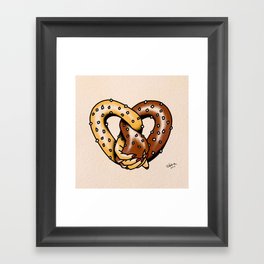 Snack Love Framed Art Print