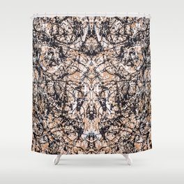 Reflecting Pollock Shower Curtain