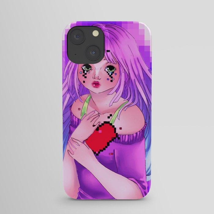 Pixel pixie iPhone Case by Art by Louie