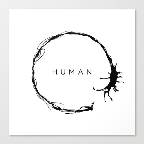 HUMAN Canvas Print