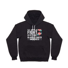 Bladder Cancer Ribbon Awareness Chemo Survivor Hoody