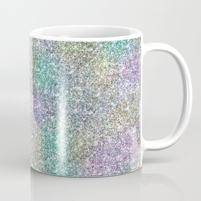 Glam Iridescent Glitter Coffee Mug