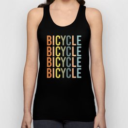 Bicycle Driver Saying Funny Gift Unisex Tank Top