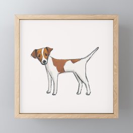 Russ the dog Framed Mini Art Print