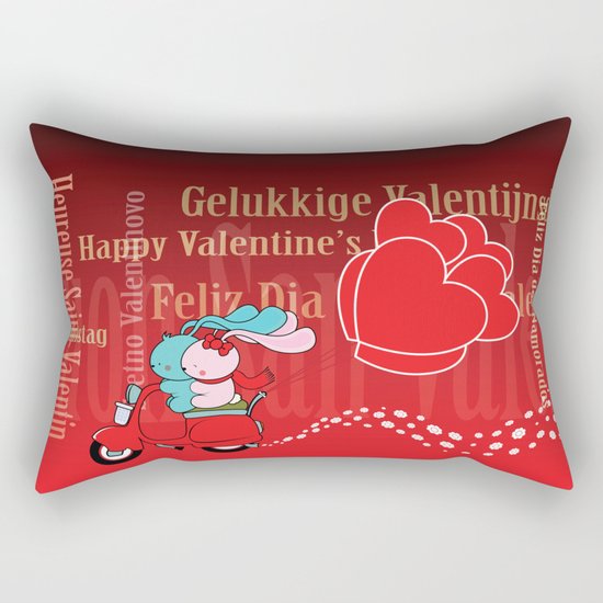 Happy Valentine's Day! Rectangular Pillow