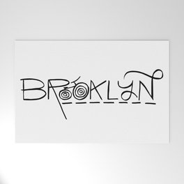 Brooklyn Typography Welcome Mat