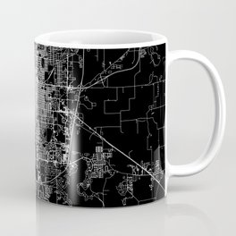Springfield Black Map Coffee Mug