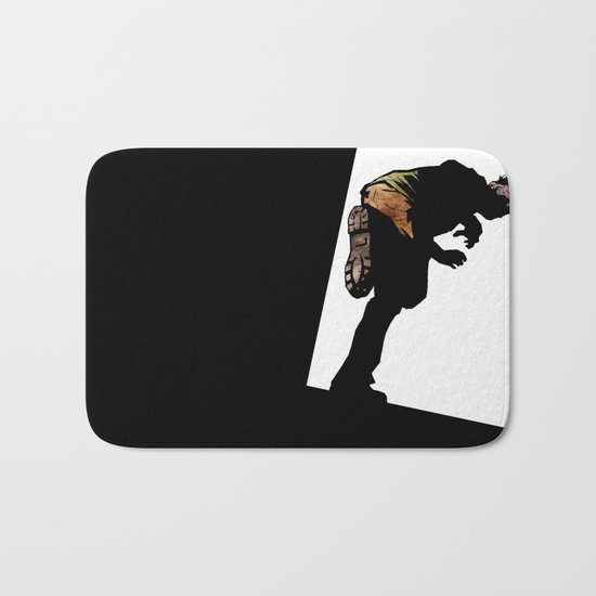 RUN ZOMBIE RUN! Bath Mat