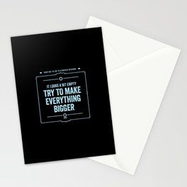 What not to say to a graphic designer - "Empty" Stationery Cards